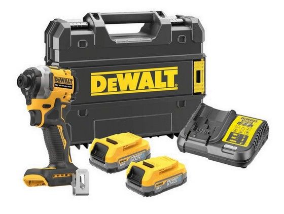 DeWalt 18V Xr Brushless Ultra Compact Impact Driver Kit 2Xcompact Powe | DCF850E2T-GB