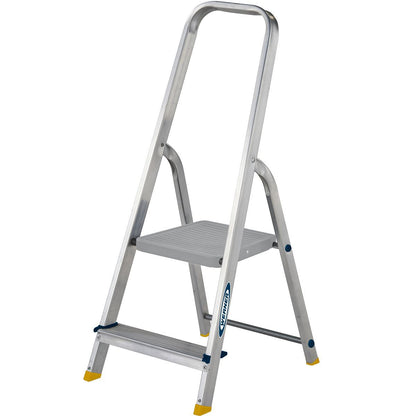 WERNER HIGH HANDRAIL PLATFORM STEPLADDER 2 TREAD 7400218L