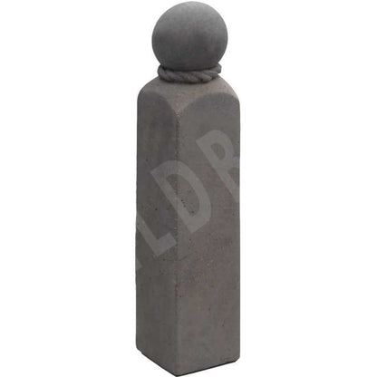BRADSTONE RUSTIC ROPE TOP EDGE CORNER 50 x 50 x 250mm OLD GRANITE 21780