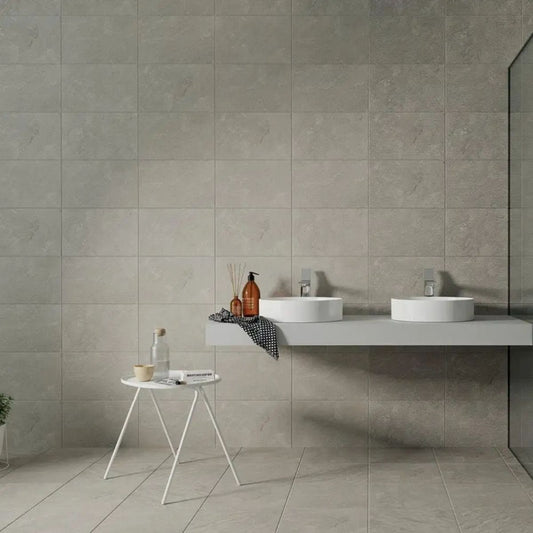 YTC KA4025CALG CAMPUS TILE 400 x 250mm LIGHT GREY (10 TILES PER M2)
