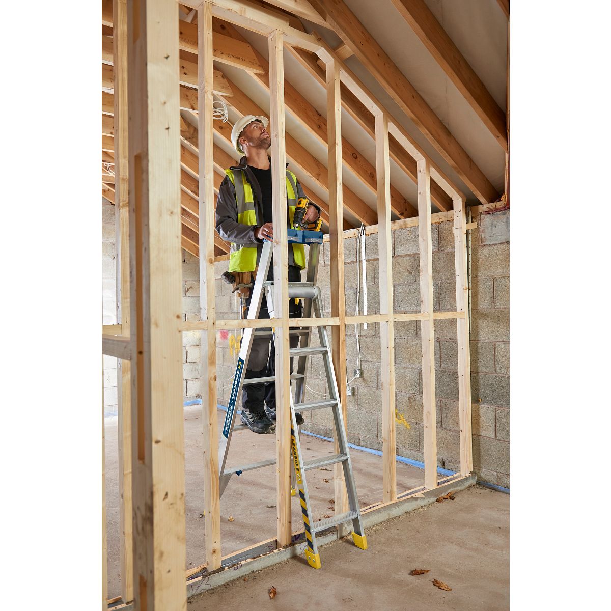 WERNER LEANSAFE 3-IN-1 ALUMINIUM LADDER 75070