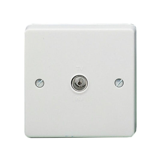 CRABTREE 7265 1-GANG 1-WAY DIRECT CONNECTION COAXIAL SOCKET