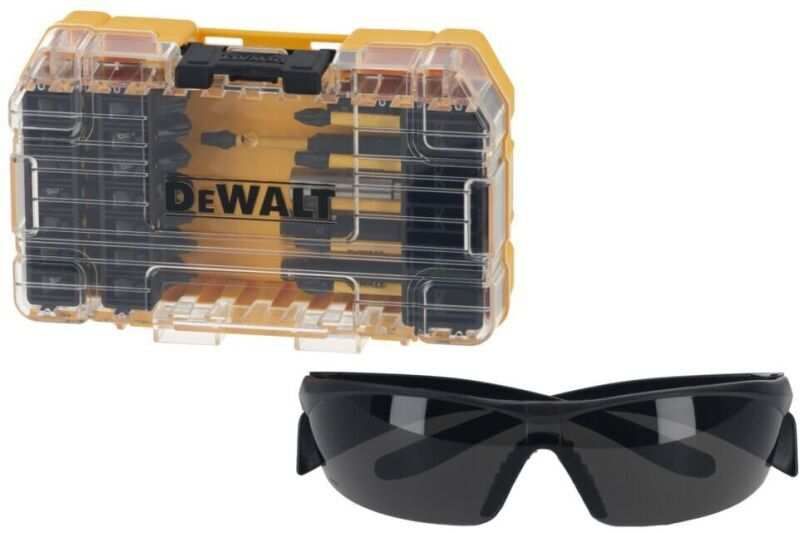 DEWALT DT70733T-QZ 38 PIECE FLEXTORQ ACCESSORIES SET FREE SAFETY SUNGLASSES