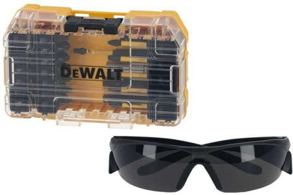 DEWALT DT70733T-QZ 38 PIECE FLEXTORQ ACCESSORIES SET FREE SAFETY SUNGLASSES