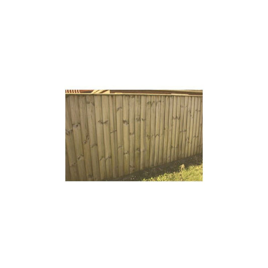 WOODBANK 1.8 x 1.83m HD SUFFOLK M&T FRAMED CLOSEBOARD FENCE PANEL GREEN