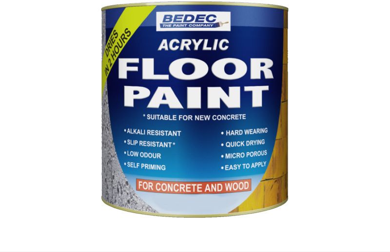 BEDEC ACRYLIC FLOOR PAINT 1l CLEAR BEDE2FF0000/38