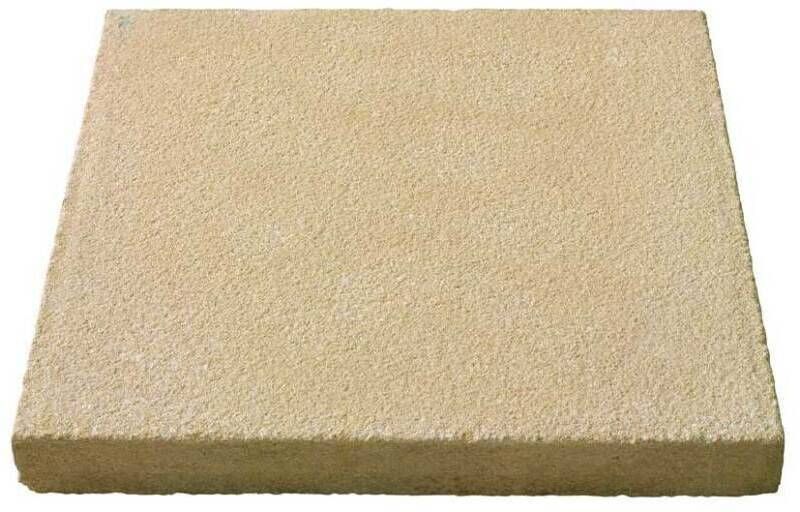 BRETT CHAUCER TEXTURED PAVING 600 x 600 x 35mm BUFF CUBL35BF