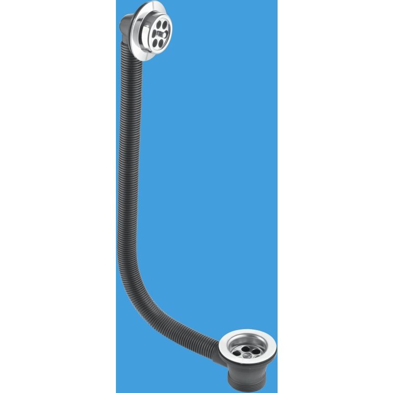 MCALPINE FBW2PC BATH COMBINED WASTE & OVERFLOW 1.1/2" 61020387