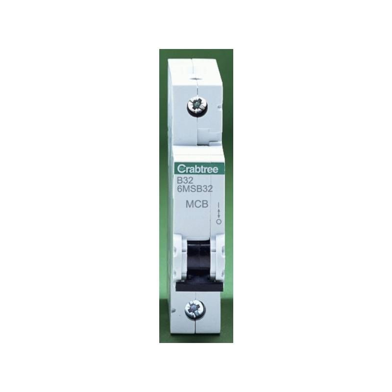 CRABTREE 6MSB32 1-POLE TYPE B MCB 32a