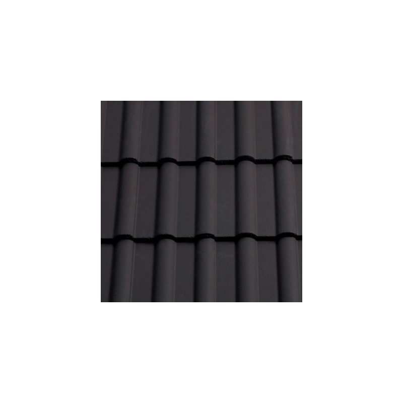 Sandtoft Double Roman Tile Dark Grey Smooth