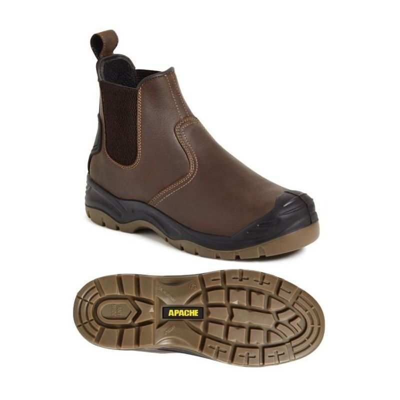 APACHE AP715SM DEALER SAFETY BOOTS SIZE 8