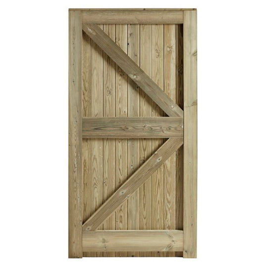 CHARLTON TOWS6 TOWN GATE TREATED FLB SIDE GATE 900 x 1778mm GREEN