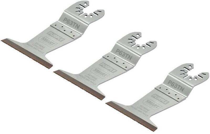 ROYD SMART P63TN3 63mm PURPLE SERIES TITANIUM ALLOY BI-METAL BLADES (PACK 3)