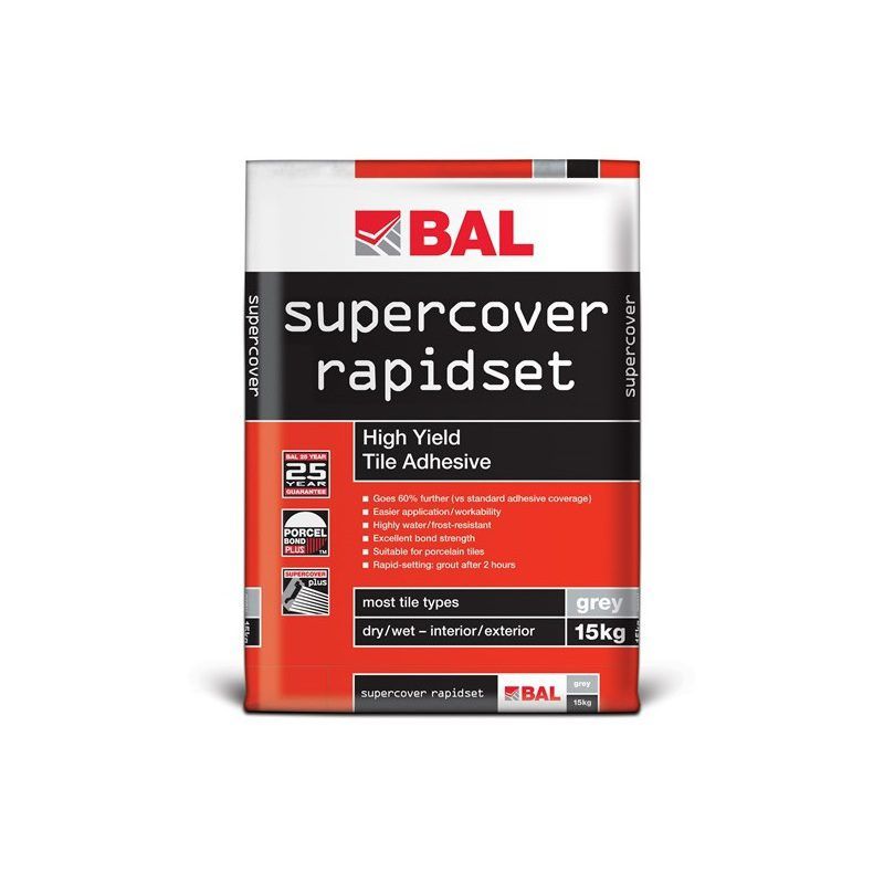 YTC BARSSC15 BAL RAPID SET SUPERCOVER 15kg
