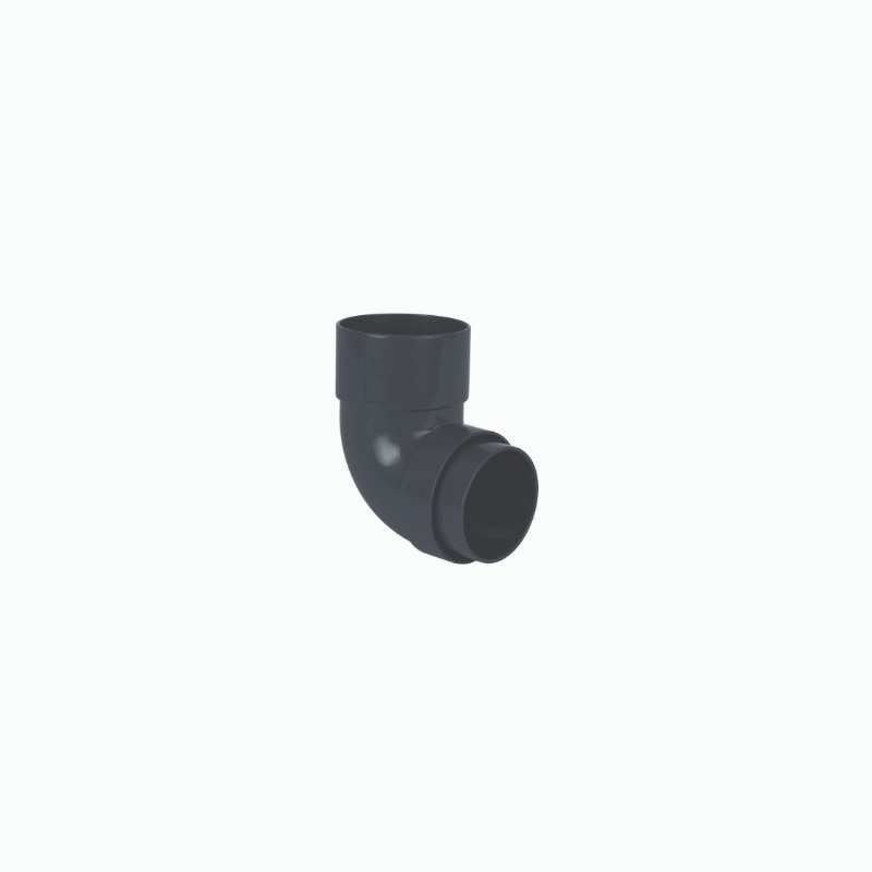 BRETT DOWNPIPE ROUND BEND 92.5deg ANTHRACITE GREY BR208