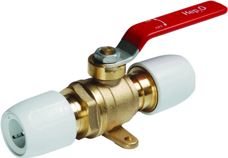 HEP2O BALL VALVE PLATED BRASS 15 x 15mm HX22/15W