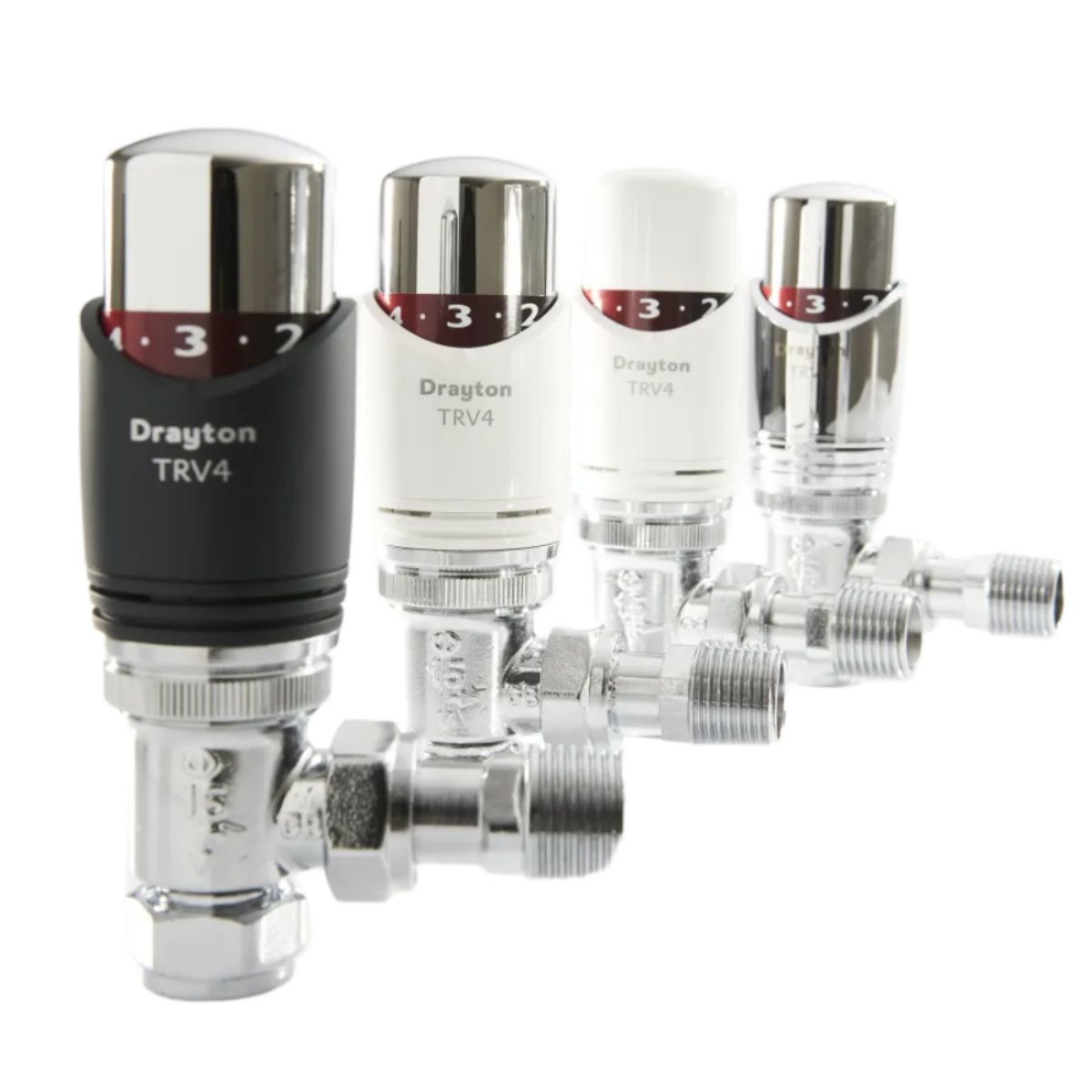 DRAYTON TRV4 THERMOSTATIC RADIATOR ANGLED VALVE 15mm 07 05 150