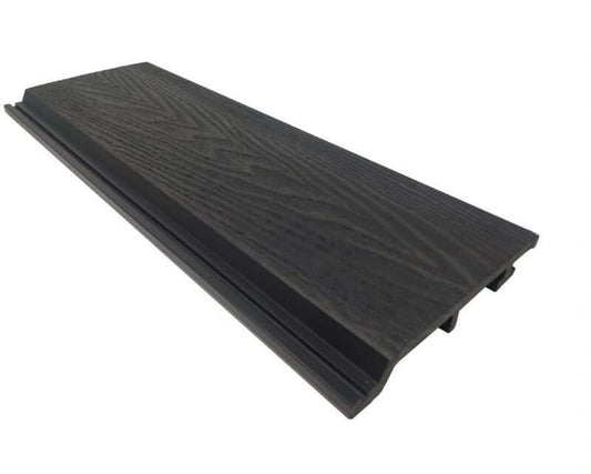 COMPLETE COMPOSITE DEEP WOODGRAIN CLADDING CLICKCLAD 145 x 21 x 3600mm CHARCOAL CCWCLADC