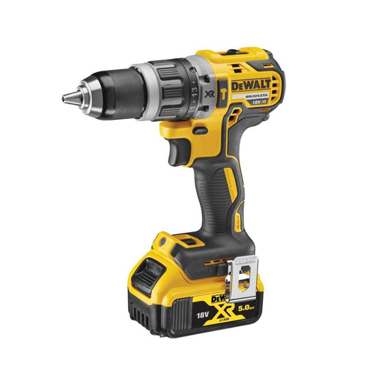 DeWalt 18V Brushless Combi Hammer Drill With 5.0ah Battery | DCD796P1-GB