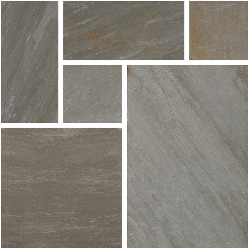 PAVESTONE NATURAL STONE (20.7m2 PACK) CALIBRATED LIGHT GREY 01111016
