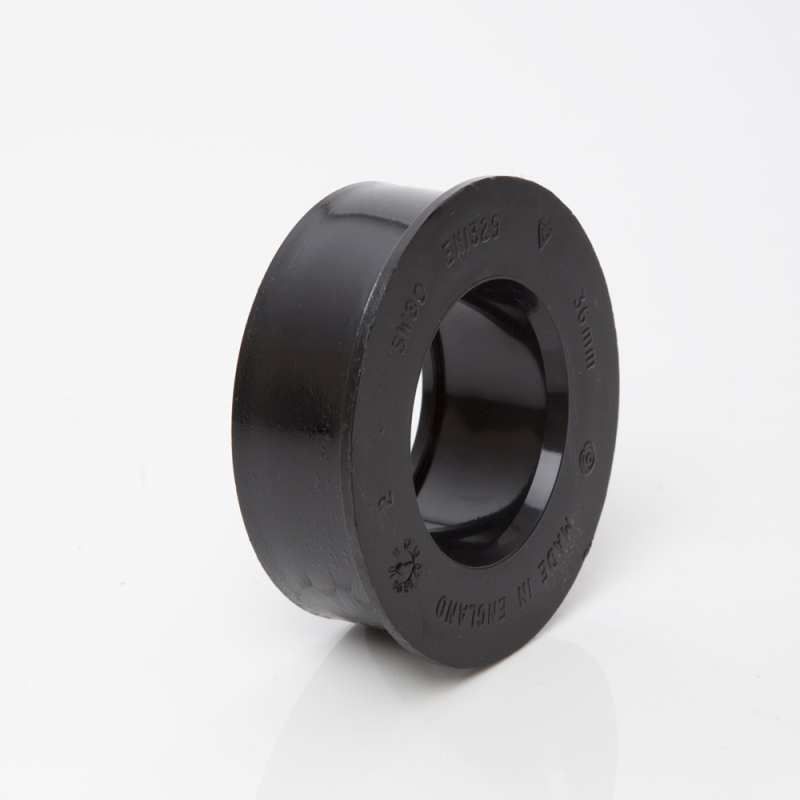 POLYPIPE SOIL SOLVENT BOSS ADAPTOR 32mm SW80 SW80B BLACK