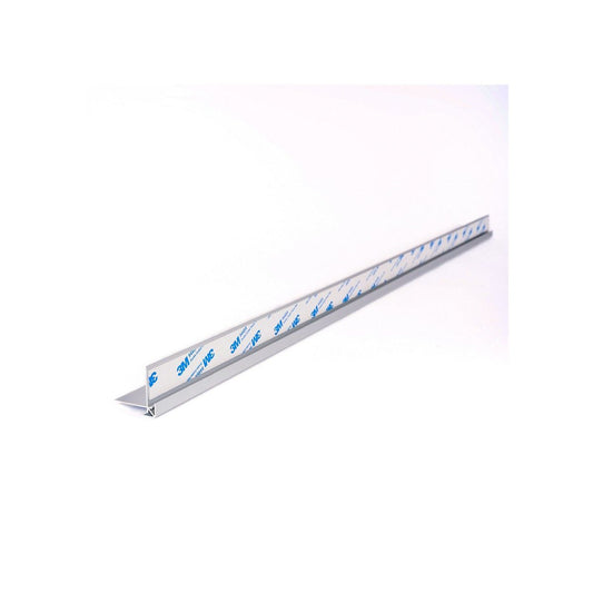 WETWALL ALLOY EXTERNAL CORNER 750mm MATT SILVER SWA-EXC-MS-750