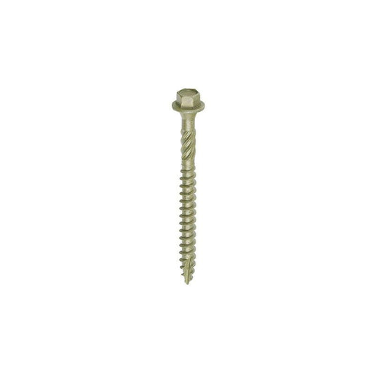 TIMCO INDEX SCREW HEX 6.7 x 75mm (BOX 50) GREEN 75IN