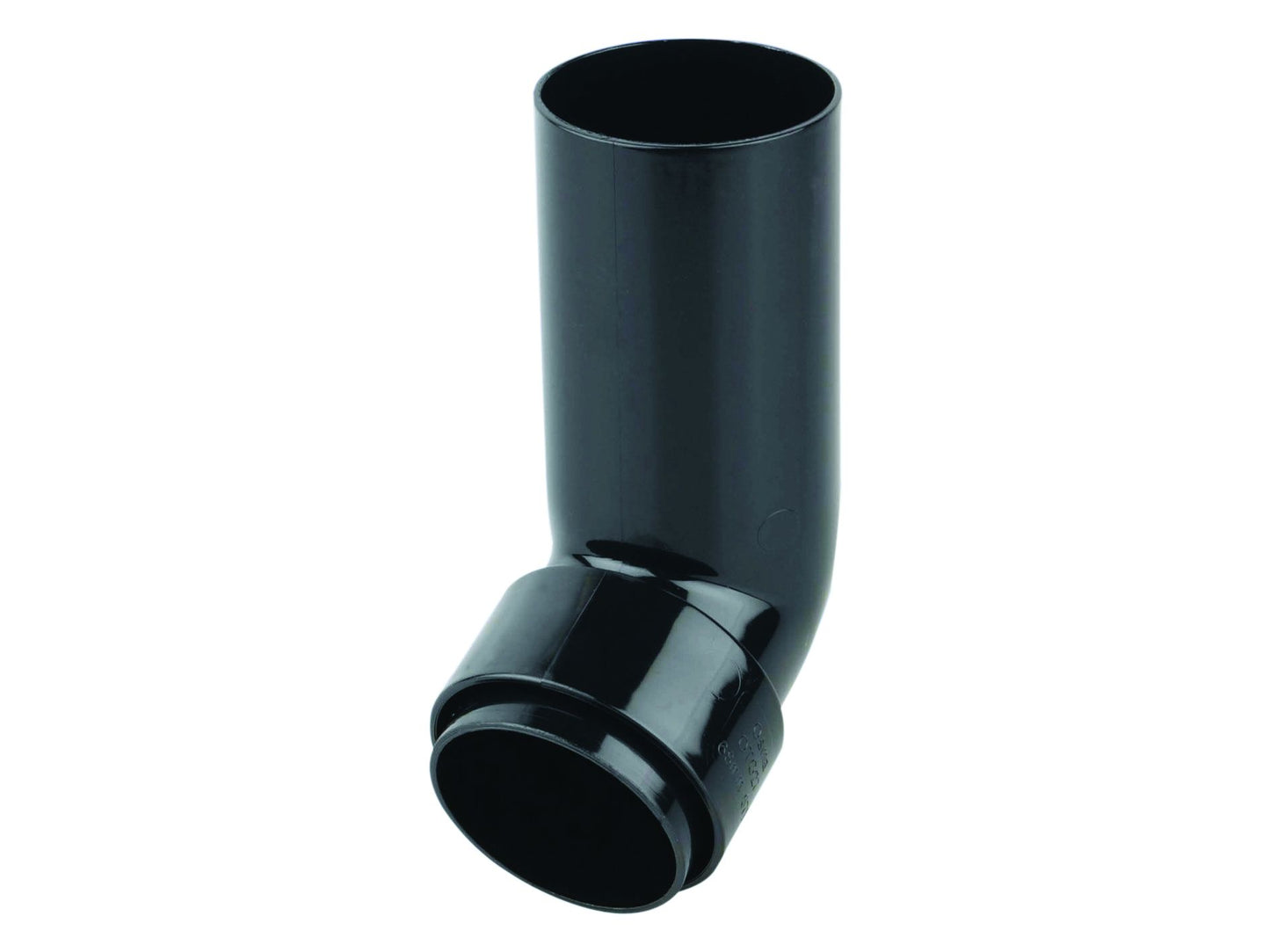 OSMA 0T027 ROUND PVCU LONG TAIL OFFSET BEND 68mm 0T027B BLACK