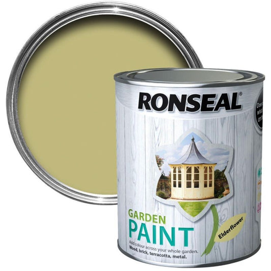 RONSEAL GARDEN PAINT 750ml ELDERFLOWER 37403
