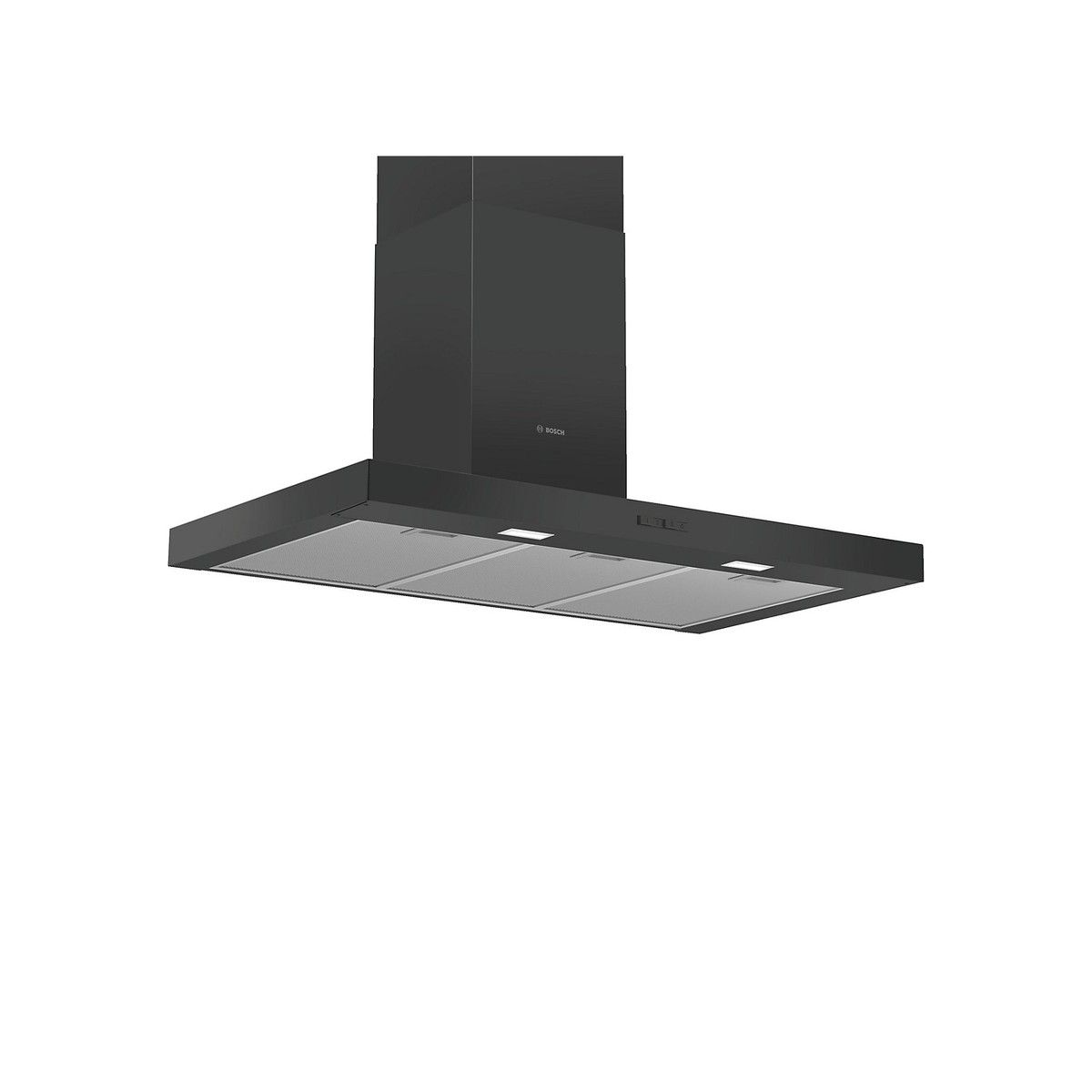BOSCH DWB96BC60B SERIES 2 WIDE BOX DESIGN 3 SPEED C/W LED LIGHT BOX CHIMNEY HOOD 900mm BLACK