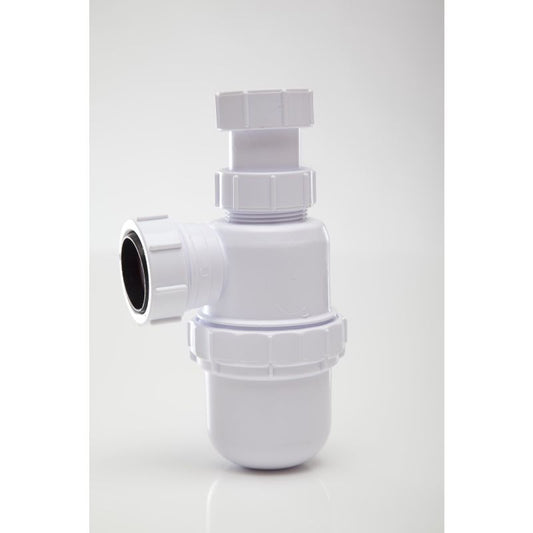 POLYPIPE ADJUSTABLE TELESCOPIC BOTTLE TRAP 40 x 76mm SEAL WPT48