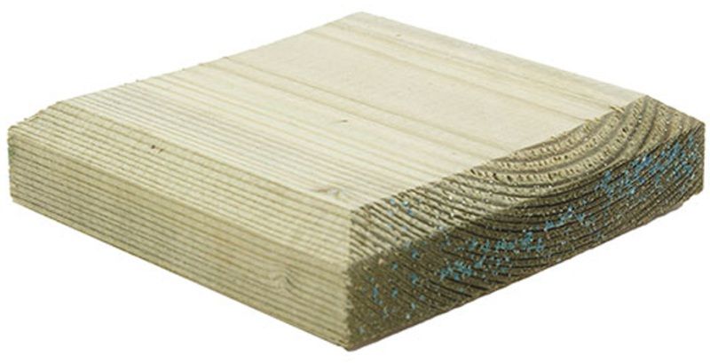 GRANGE PCHD55G HEAVY DUTY FLAT POST CAP 120 x 120mm GREEN
