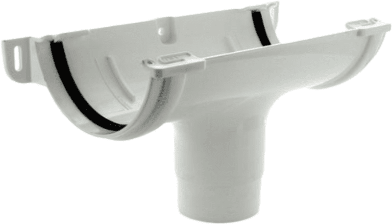 MARLEY CLIPMASTER RUNNING OUTLET 112mm WHITE ROC1W