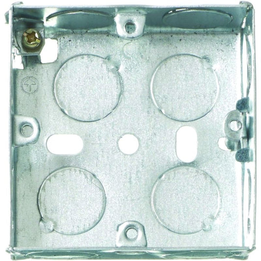 CONTACTUM METAL FLUSH BACK BOX 1-GANG 47mm MBB147