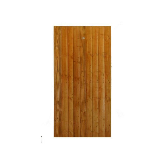 TAFS SALOP SQUARE TOP FEATHEREDGE GATE 1750 x 915mm AUTUMN GOLD PSTFG