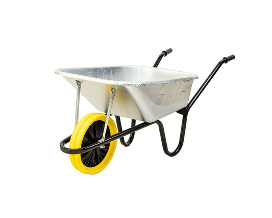 WALSALL PGVP PROFESSIONAL PNEUMATIC WHEEL WHEELBARROW 120l GALVANISED