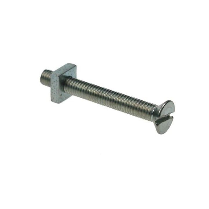 BZP CSK GUTTER BOLT & NUT M6 x 50mm OJ210803