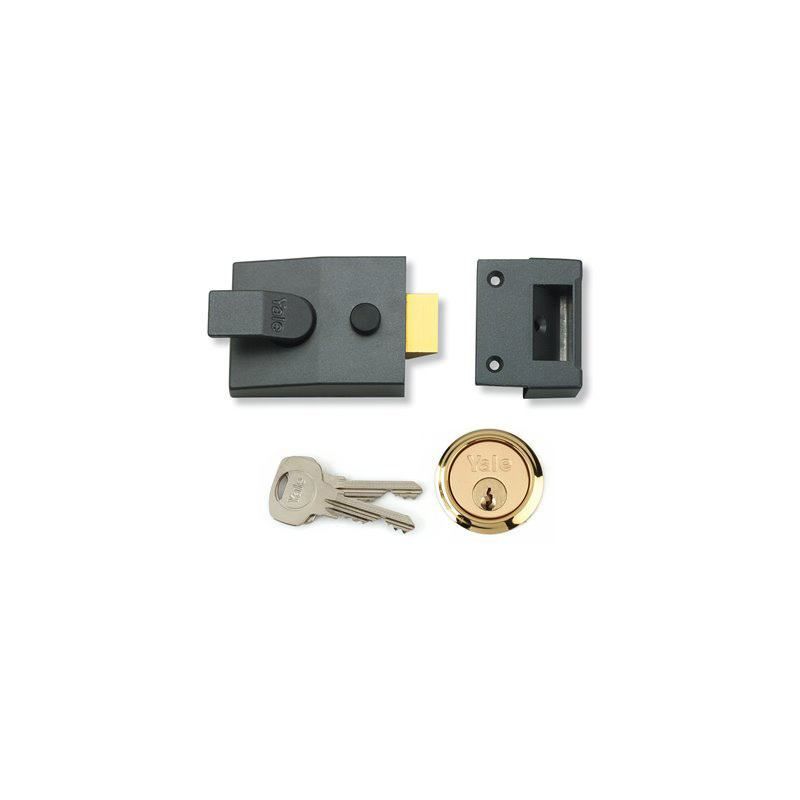 YALE STD DBL/LKG NIGHTLATCH P-89-DMG-PB-60