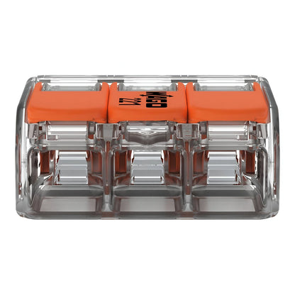 WAGO 221-413 COMPACT LEVER CONNECTOR 3WAY (BOX 50)