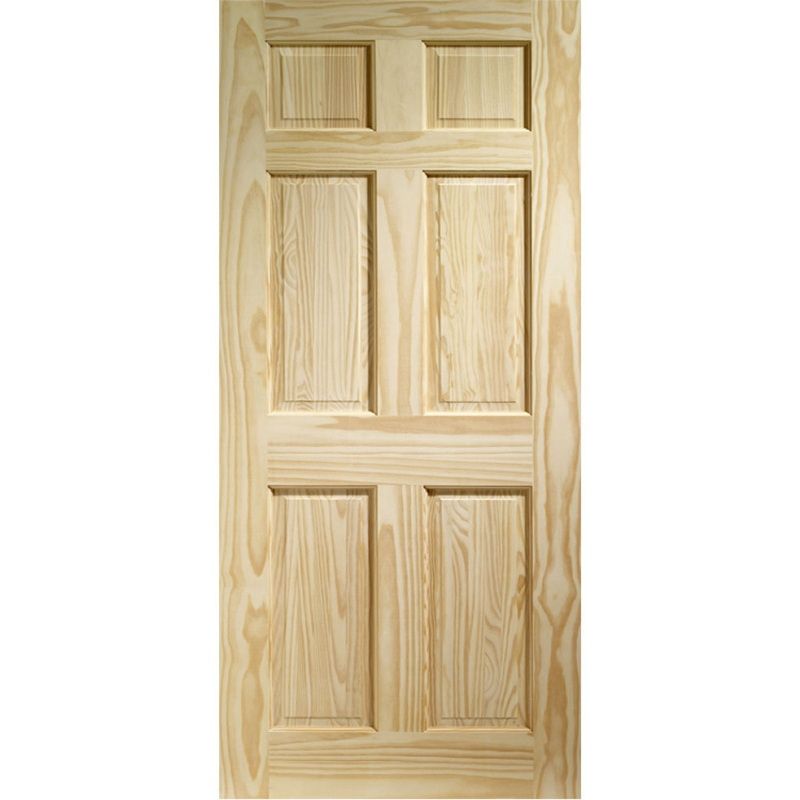 XL 6 PANEL CLEAR PINE DOOR CPIN6P33 1981 X 838 X 35MM (33")