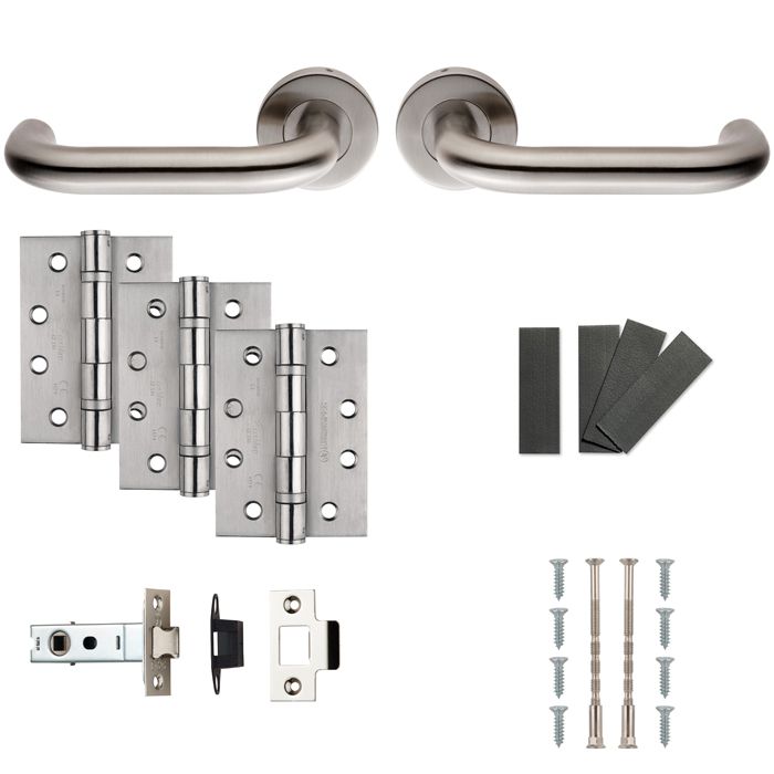 CARLISLE BRASS FDP1190SSS NERA LEVER FIRE DOOR PACK SATIN