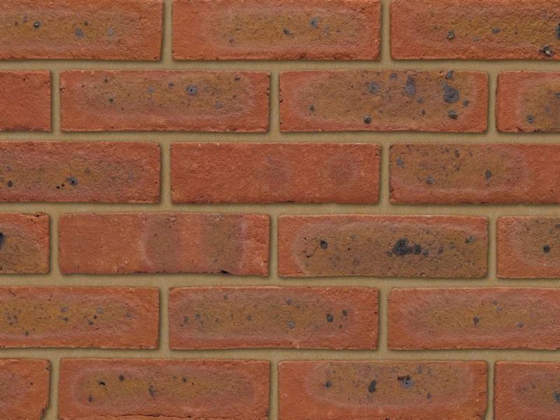 IBSTOCK PARKHOUSE LAMBOURNE ORANGE MULTI STOCK BRICK 65mm A3035A