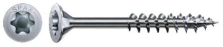 SPAX WIROX T-STAR PLUS FLAT CSK T30 SCREWS 6.0 x 120mm BOX 100 0191010601205