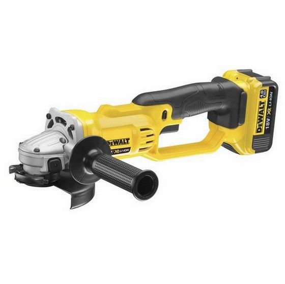 DeWalt 18V 125mm Angle Grinder 2 x 4.0ah Li-ion Batteries | DCG412M2-GB