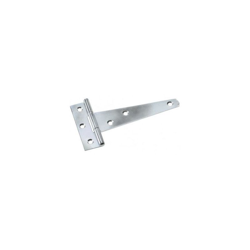 121 BZP 450mm MEDIUM TEE HINGE PAIR LOOSE 121-0450ZP