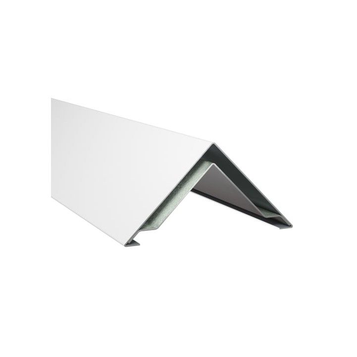 JAMES HARDIE PLANK VL 2PART EXTERNAL CORNER TRIM OUTER PROFILE ARTIC WHITE 5300780