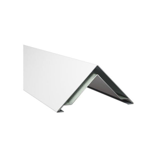 JAMES HARDIE PLANK VL 2PART EXTERNAL CORNER TRIM OUTER PROFILE ARTIC WHITE 5300780
