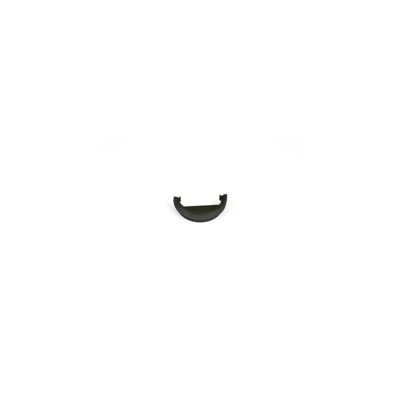 BRETT CAST IRON STYLE ROUNDSTYLE EXTERNAL STOP END 112mm BLACK BR047CI