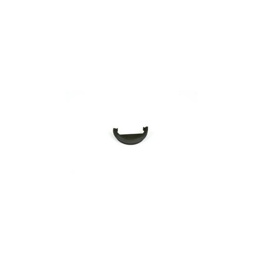 BRETT CAST IRON STYLE ROUNDSTYLE EXTERNAL STOP END 112mm BLACK BR047CI