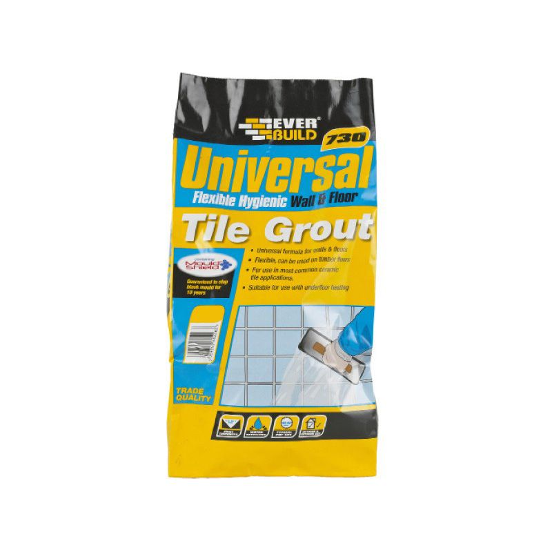 Everbuild 730 Universal Flexible Grout 5Kg Anthracite UNIFLEX5ANTH